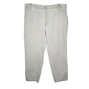 Vntg Rattlers Brand Mens Khakis Hunting Pants Made in USA‎ Adjustable Waist XL